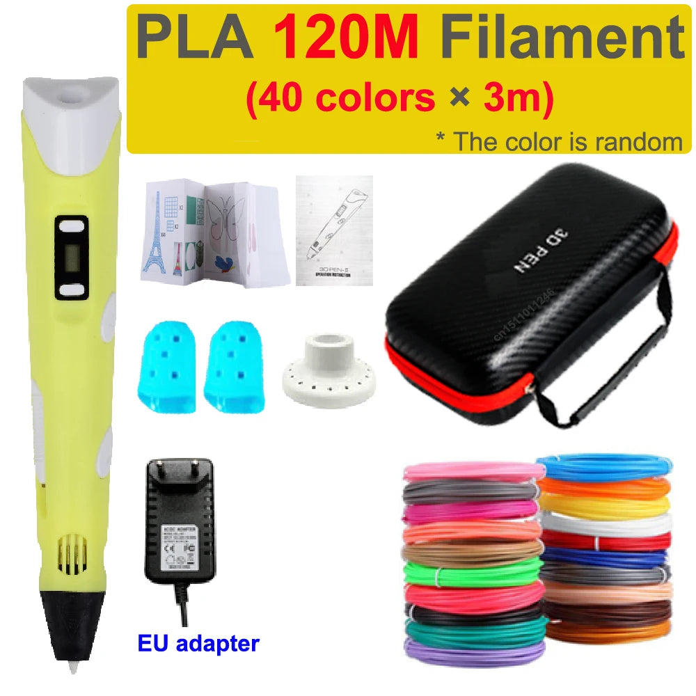 DIY 3D Drawing Pen Kids Gift with Storage Case