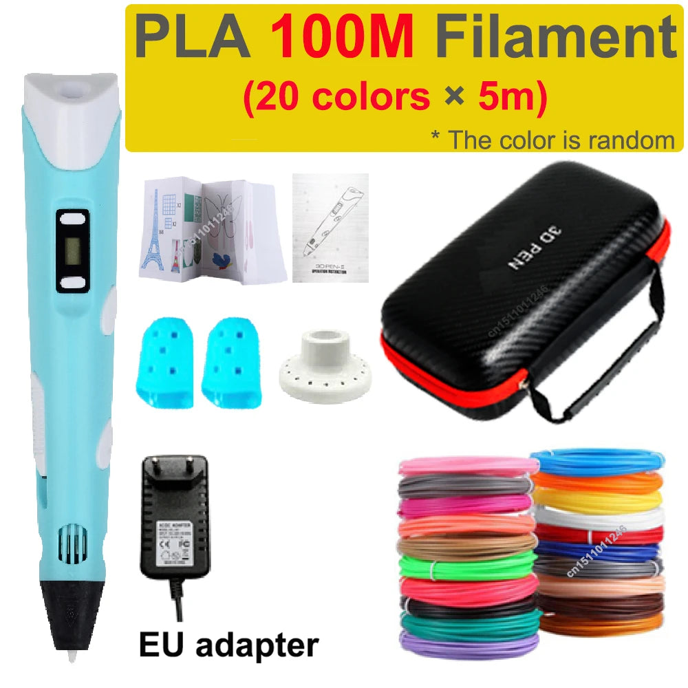 DIY 3D Drawing Pen Kids Gift with Storage Case
