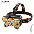 High-Power LED Tactical Head Flashlight