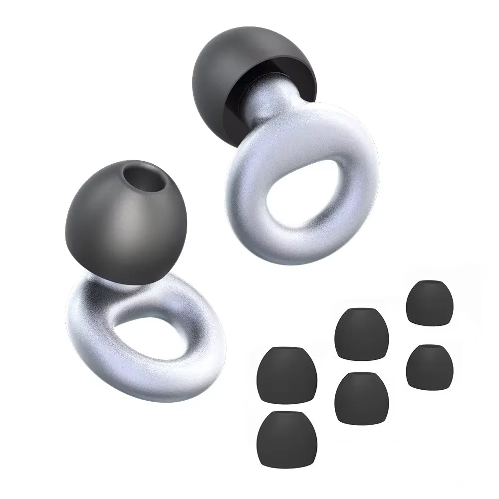 Soft Silicone Ear Plugs – Sleep, Swim, Work | Reusable Noise Protection