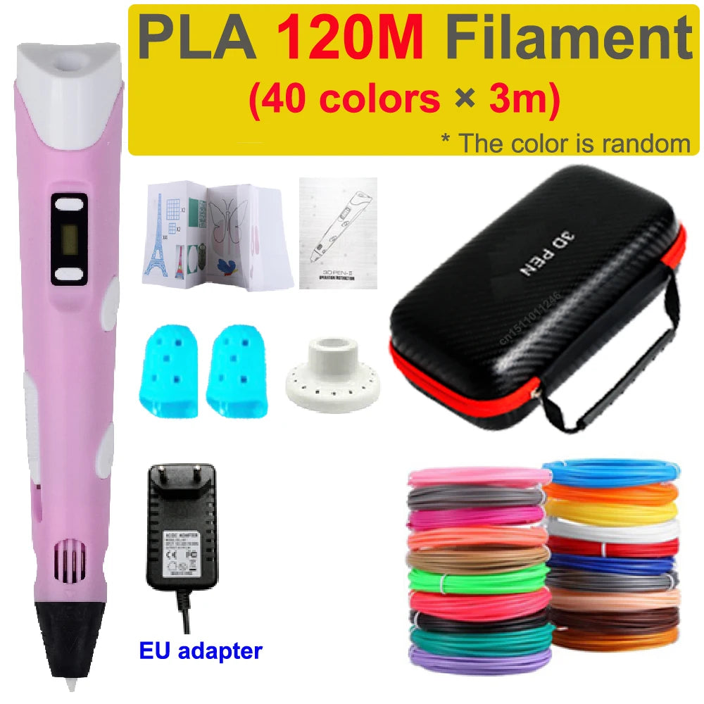 DIY 3D Drawing Pen Kids Gift with Storage Case
