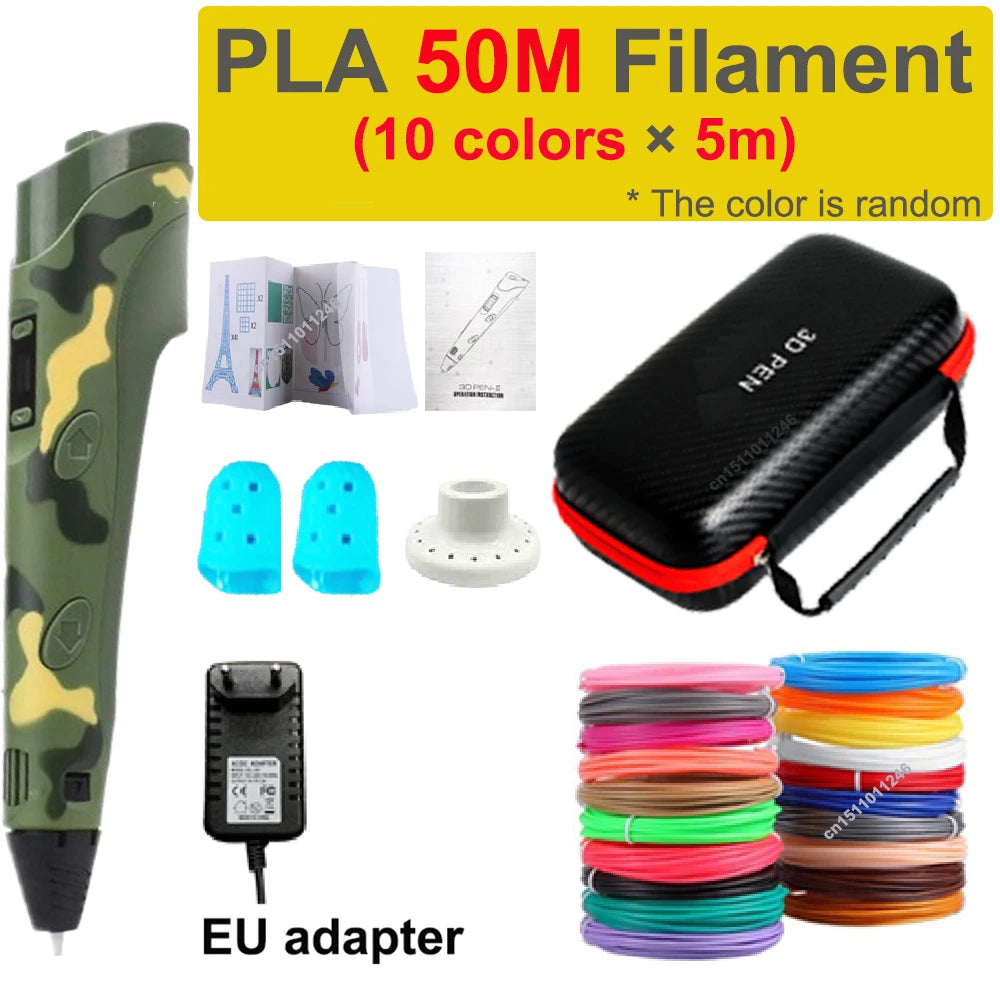 DIY 3D Drawing Pen Kids Gift with Storage Case