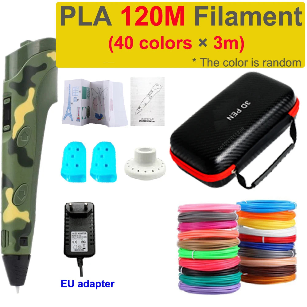 DIY 3D Drawing Pen Kids Gift with Storage Case