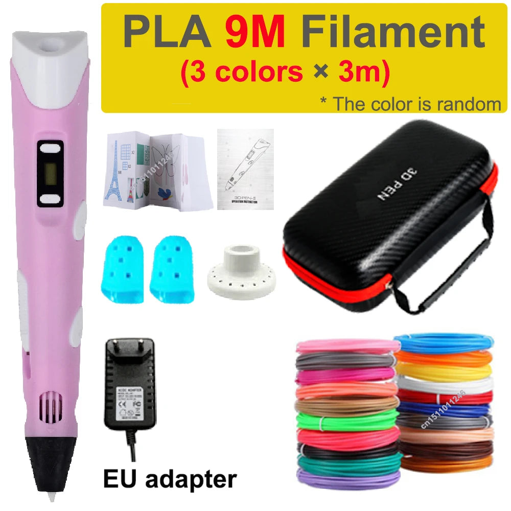 DIY 3D Drawing Pen Kids Gift with Storage Case