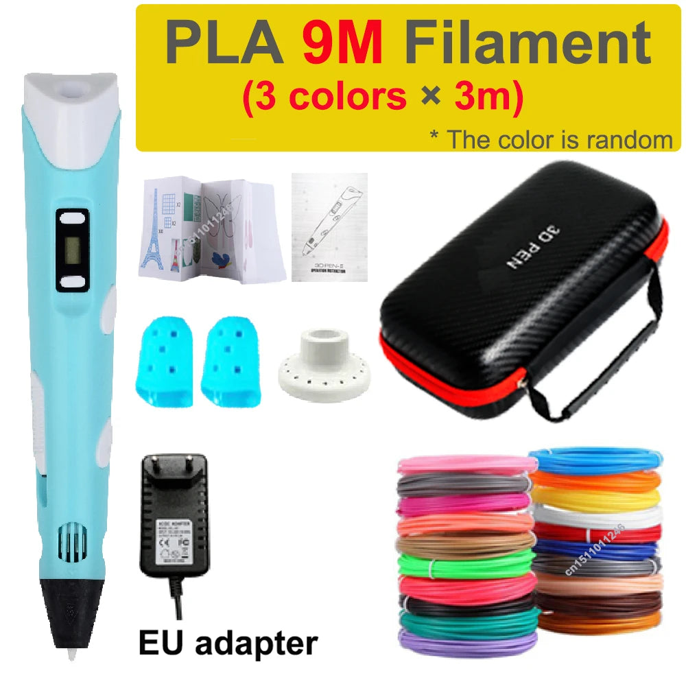 DIY 3D Drawing Pen Kids Gift with Storage Case