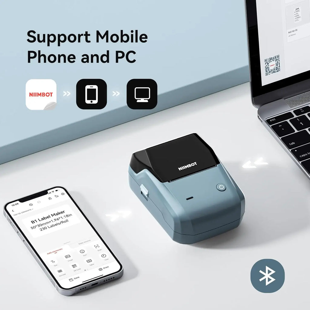 Niimbot B1 Bluetooth Sticker Printer Machine