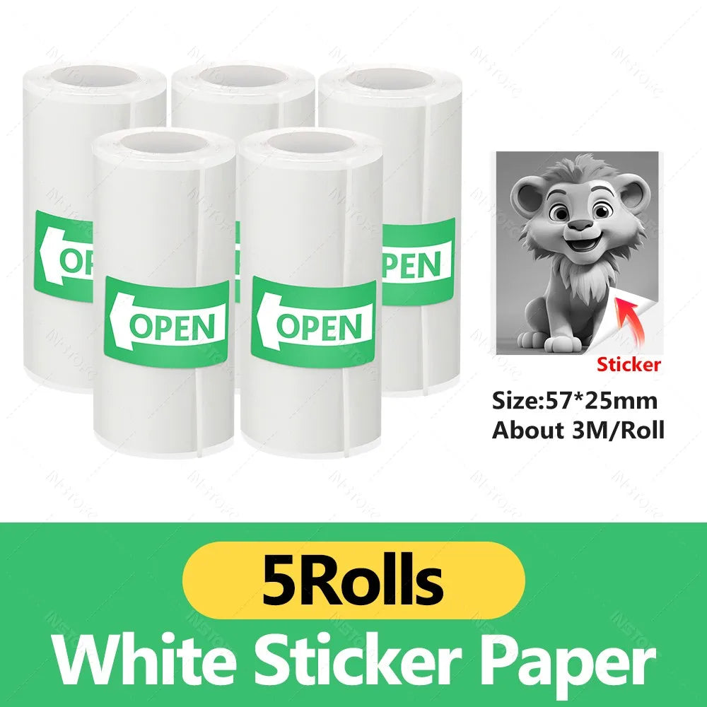 Mini Thermal Sticker Printer for iOS & Android