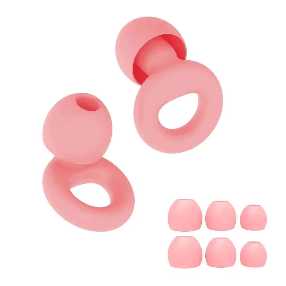 Soft Silicone Ear Plugs – Sleep, Swim, Work | Reusable Noise Protection