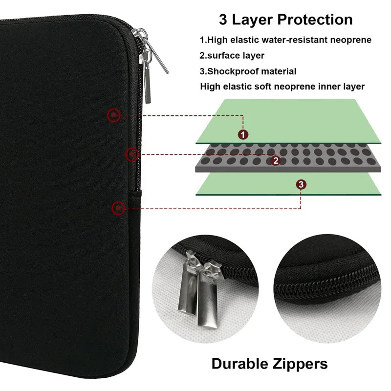 Shockproof Laptop Bag & Tablet Case for MacBook Air Pro