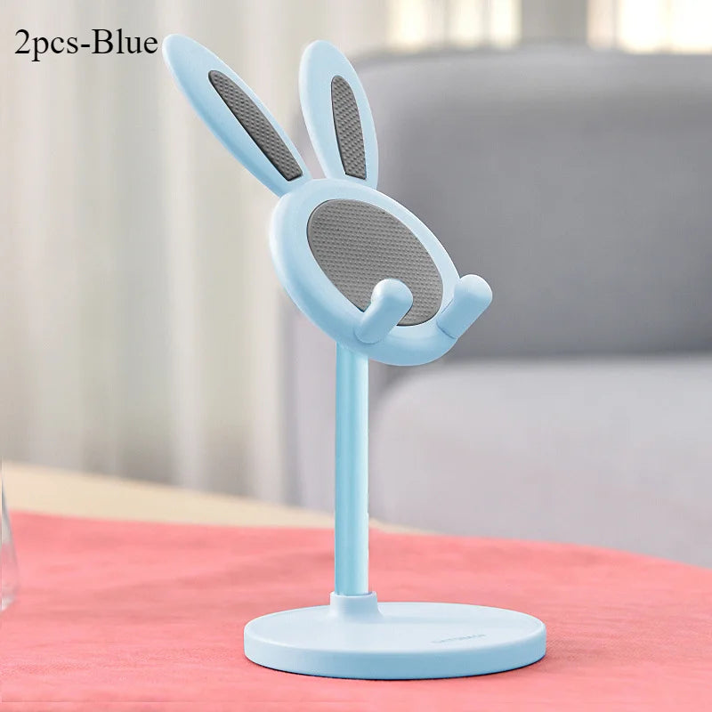 Cute Bunny Height Adjustable Mobile Phone Holder
