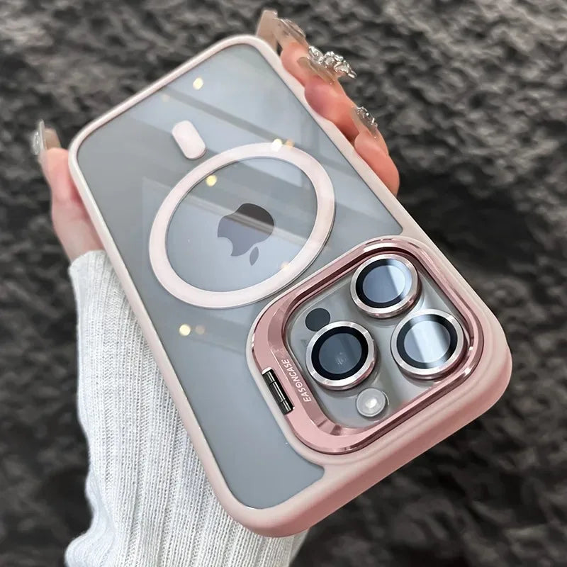 Luxury Shockproof Phone Cover with Camera Lens Protector