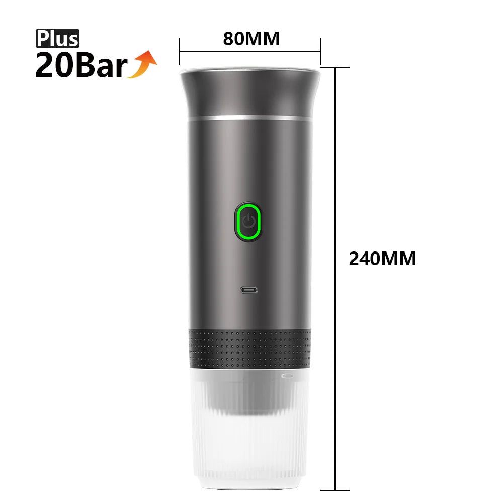 Wireless Rechargeable Travel Espresso Coffee Maker