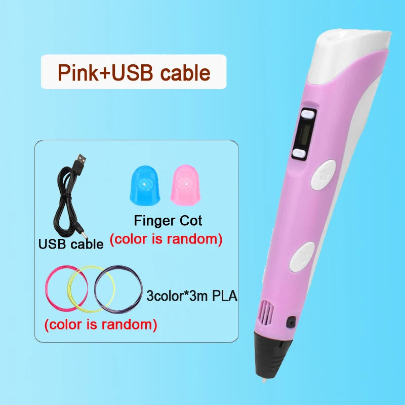LCD Screen 3D Painting Pen for Children