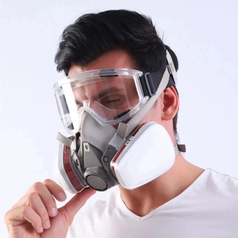 7in1/16in1 Half Face Respirator – Dust, Gas & Paint Safety