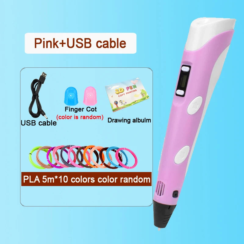 LCD Screen 3D Painting Pen for Children
