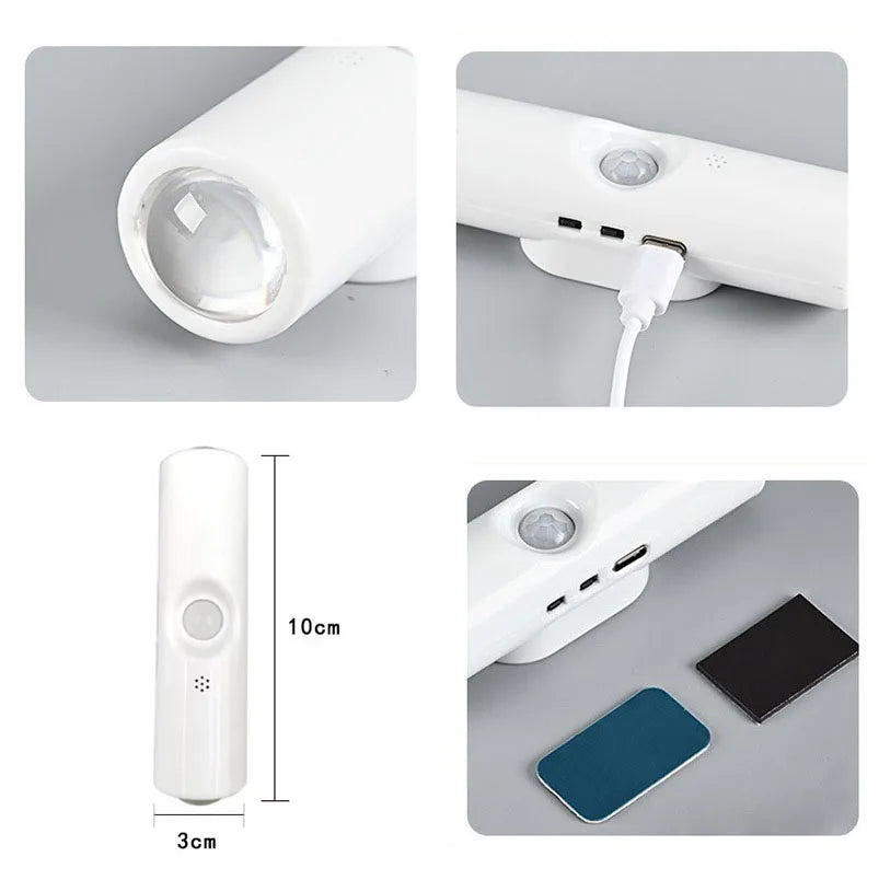 LED Wall Lamp – RGB Motion Sensor, Double-Head