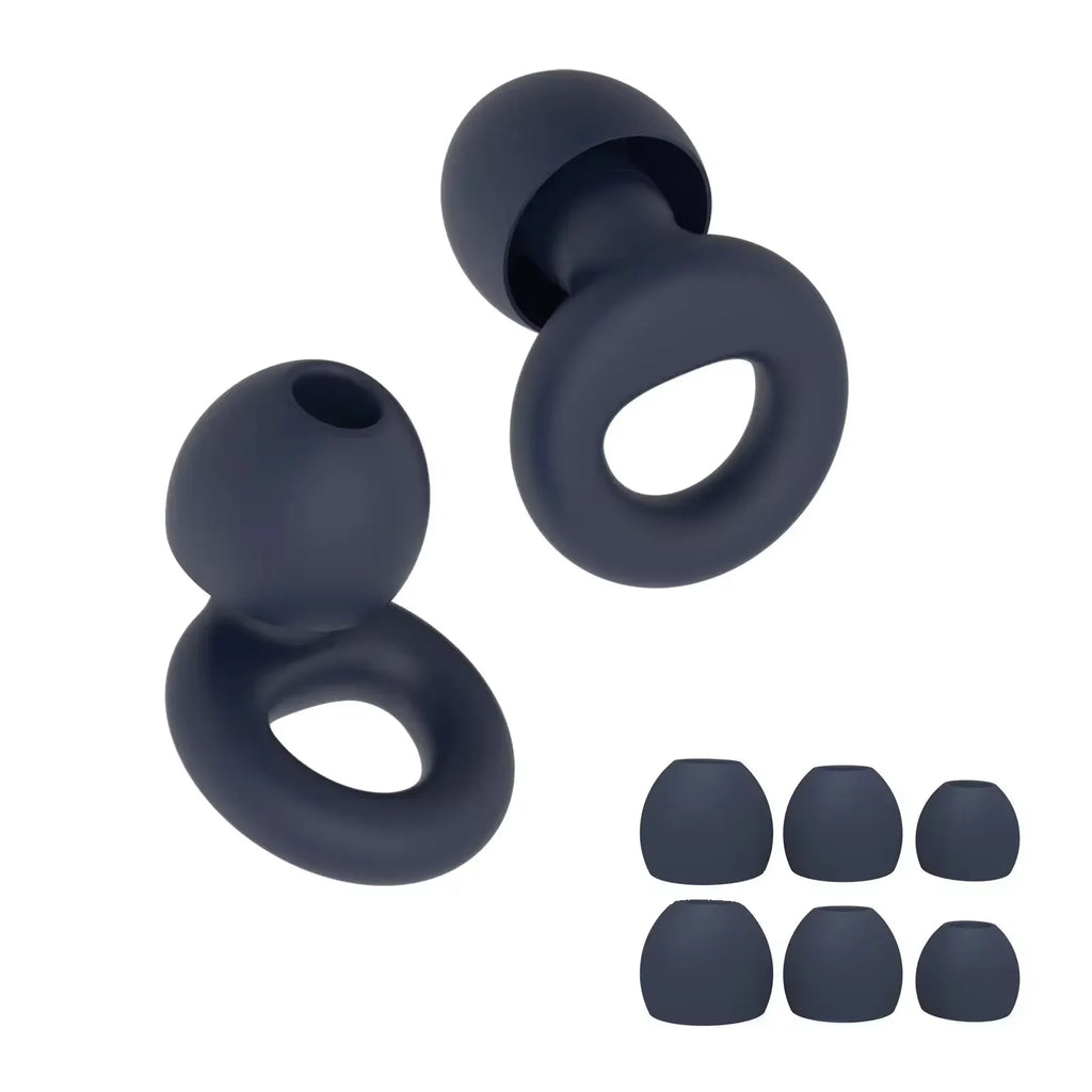 Soft Silicone Ear Plugs – Sleep, Swim, Work | Reusable Noise Protection