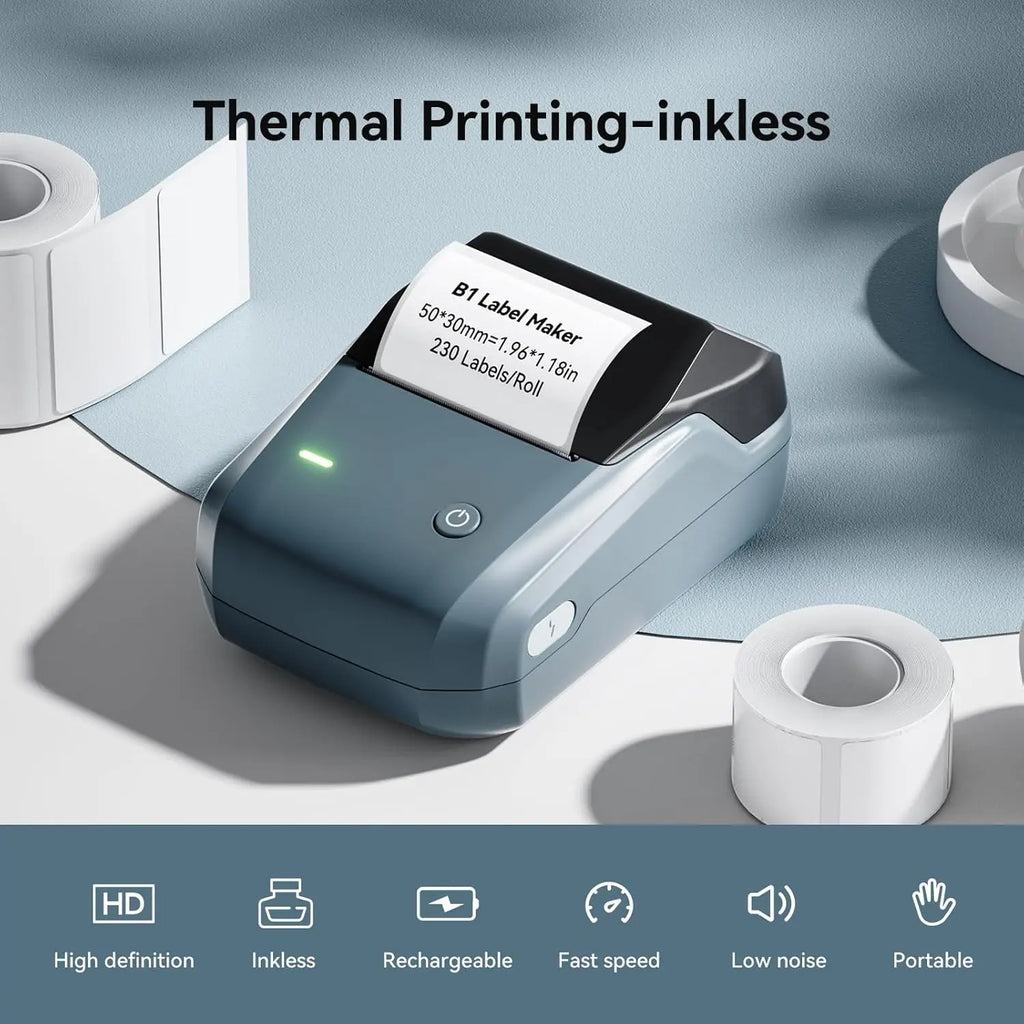 Niimbot B1 Bluetooth Sticker Printer Machine