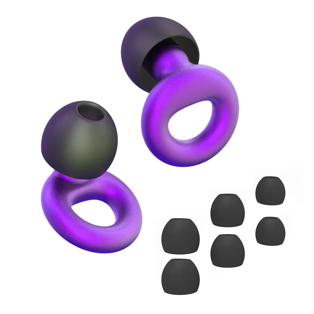 Soft Silicone Ear Plugs – Sleep, Swim, Work | Reusable Noise Protection