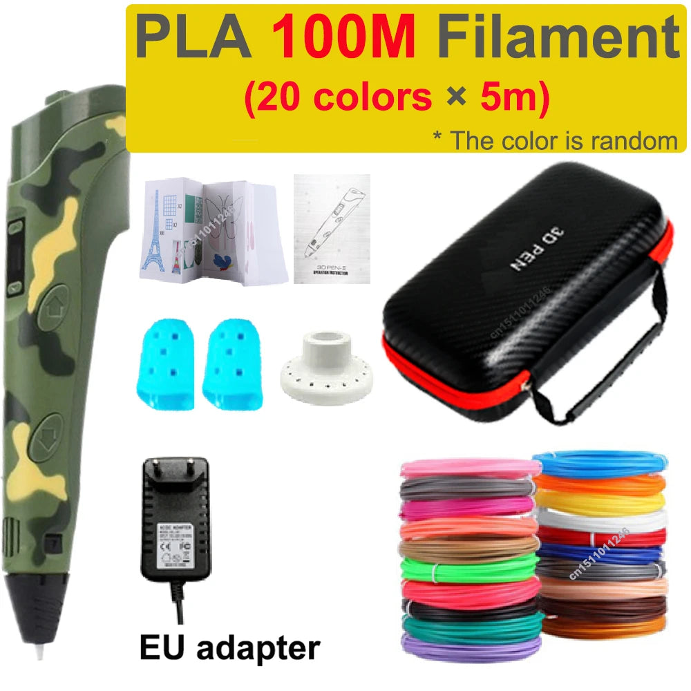 DIY 3D Drawing Pen Kids Gift with Storage Case