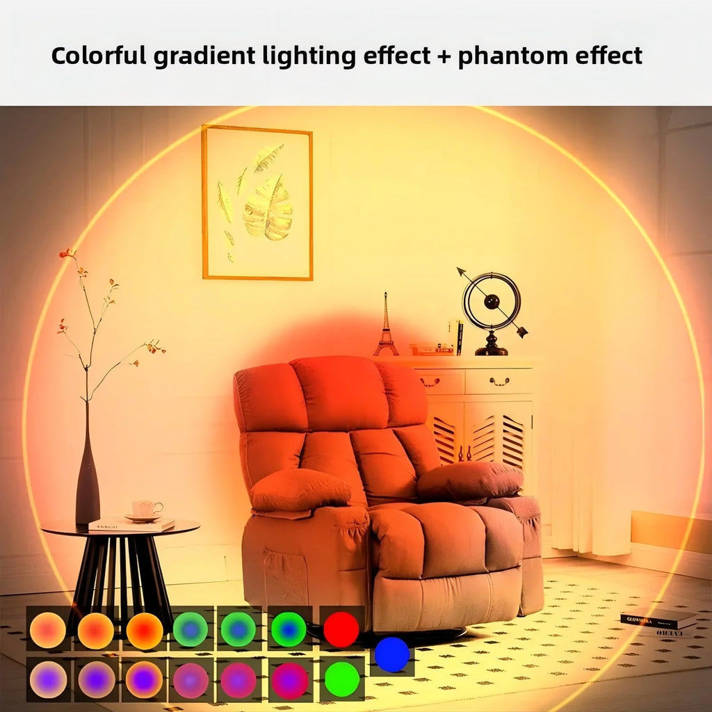 LED Wall Lamp – RGB Motion Sensor, Double-Head