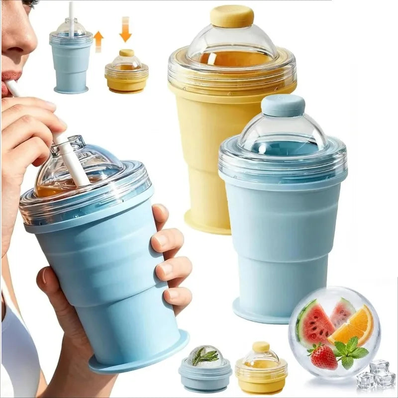 Quick-Transform Ice Straw Cup