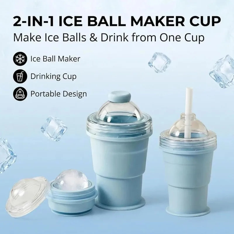 Quick-Transform Ice Straw Cup