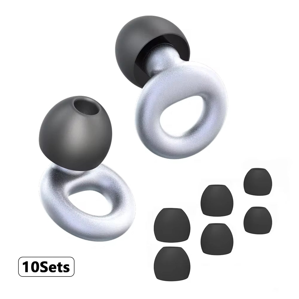 Soft Silicone Ear Plugs – Sleep, Swim, Work | Reusable Noise Protection
