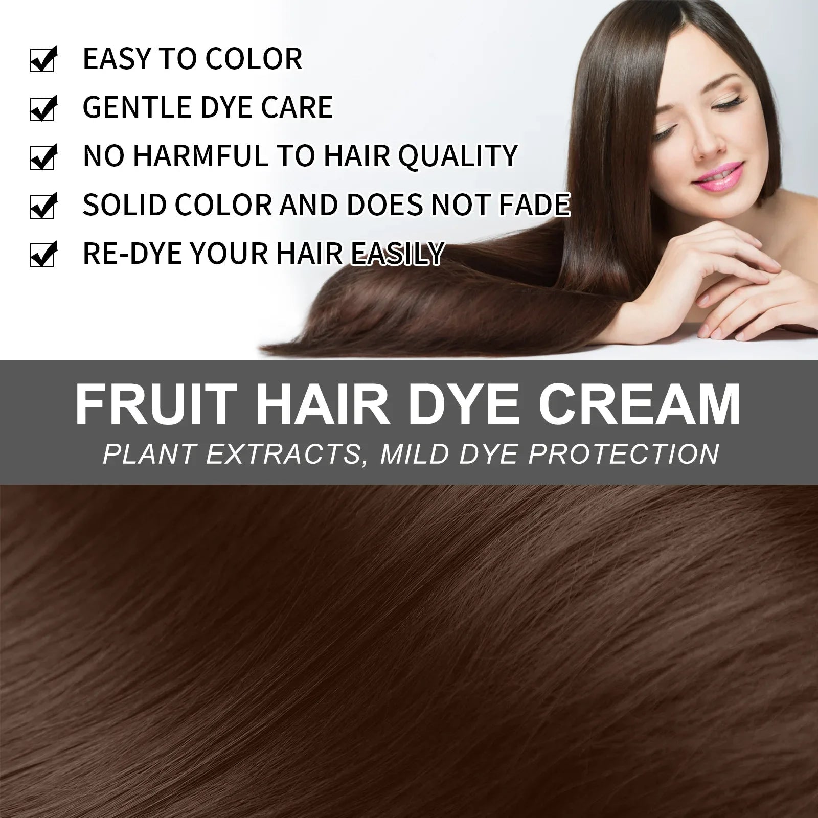 EELHOE Permanent Hair Dye – Plant-Based Gray Coverage