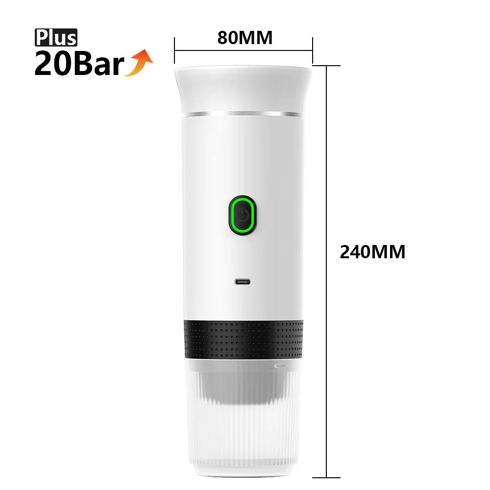 Wireless Rechargeable Travel Espresso Coffee Maker