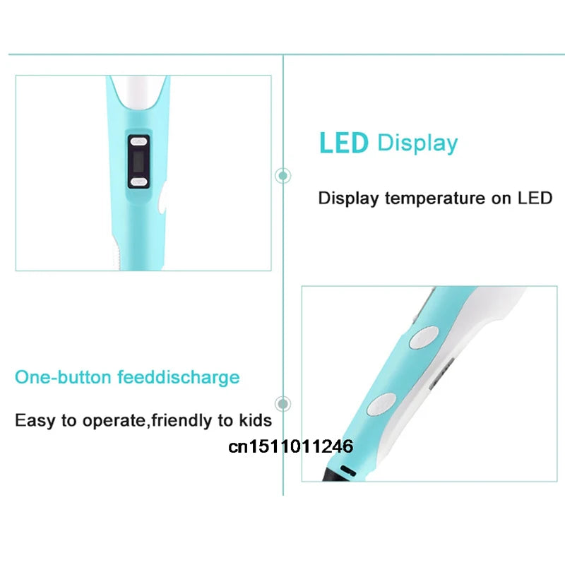 LCD Screen 3D Painting Pen for Children