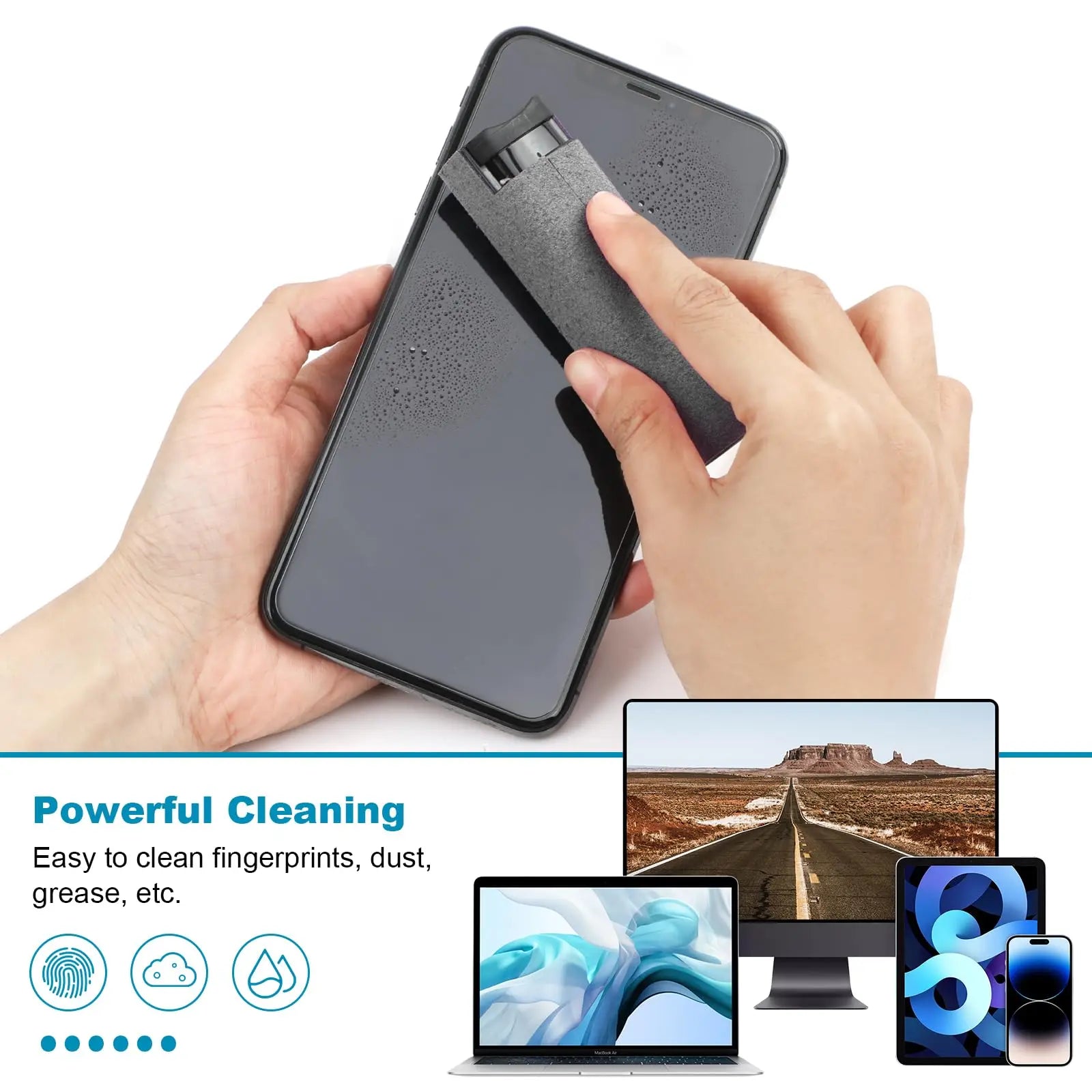 Universal Phone Screen Cleaner & Microfiber Wiper