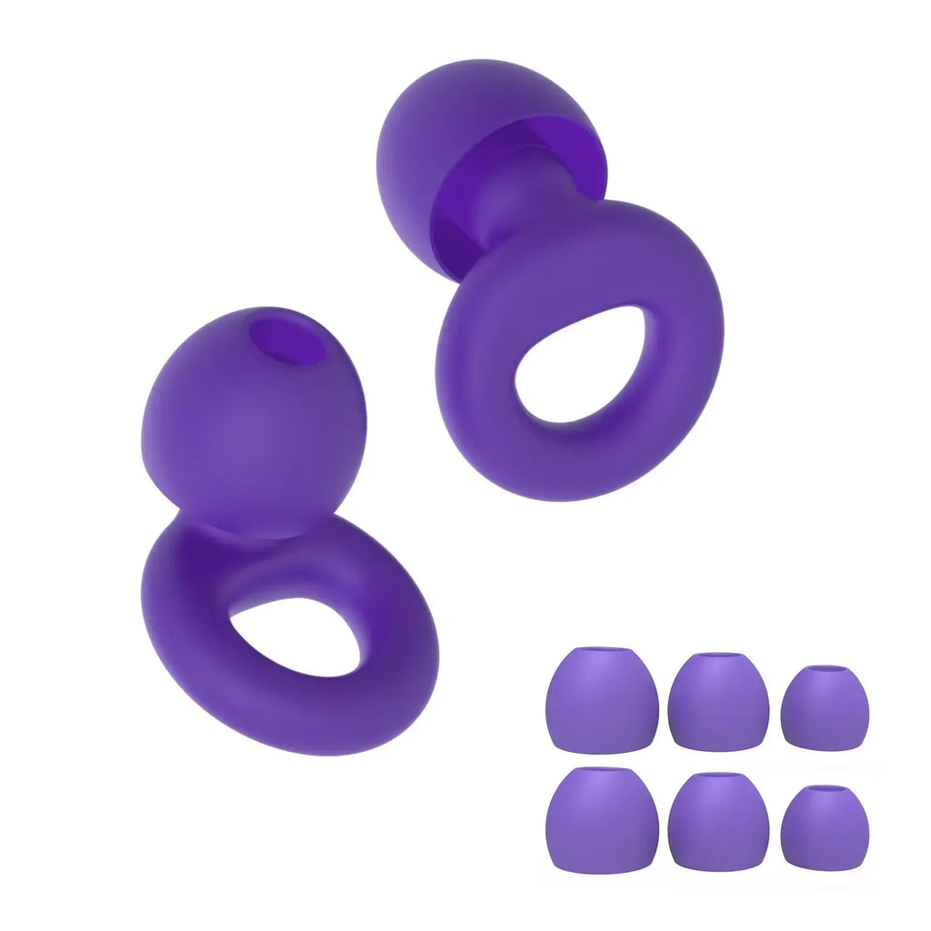 Soft Silicone Ear Plugs – Sleep, Swim, Work | Reusable Noise Protection