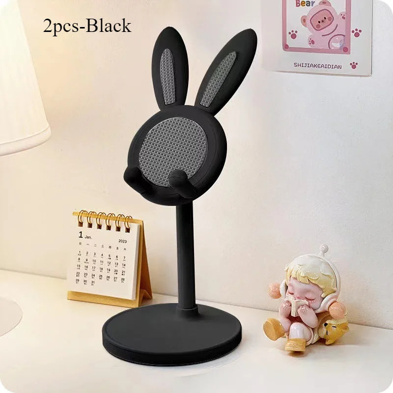 Cute Bunny Height Adjustable Mobile Phone Holder