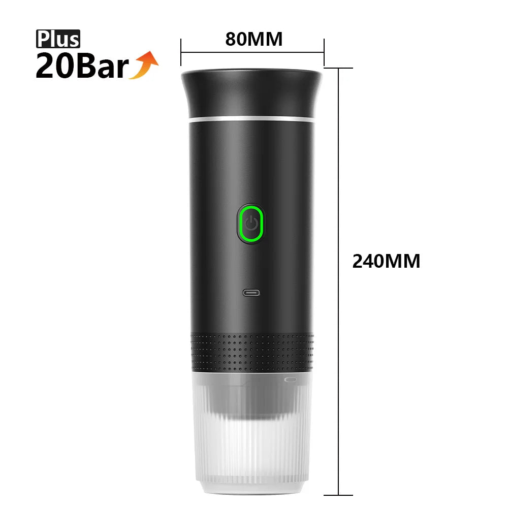Wireless Rechargeable Travel Espresso Coffee Maker