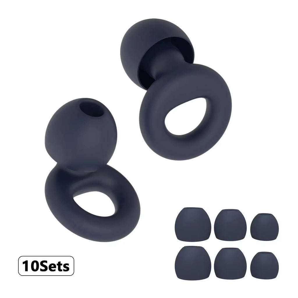 Soft Silicone Ear Plugs – Sleep, Swim, Work | Reusable Noise Protection