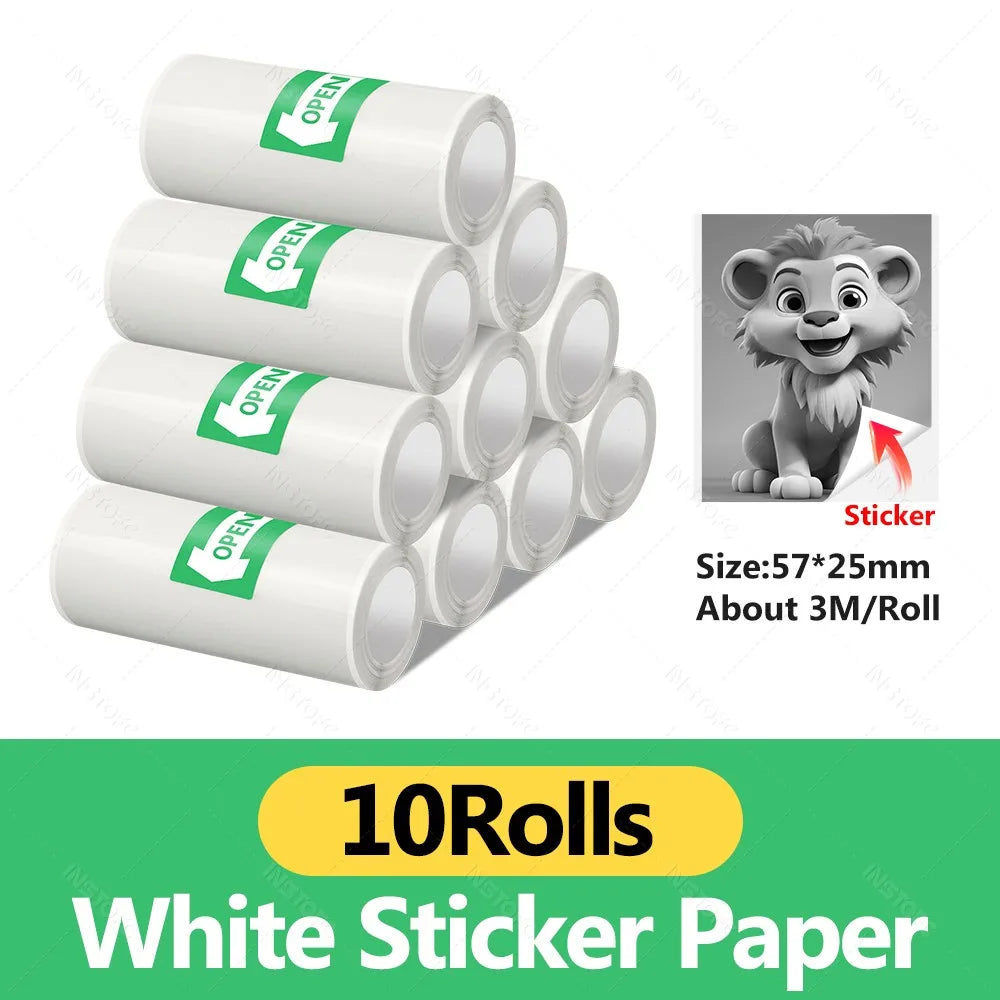 Mini Thermal Sticker Printer for iOS & Android