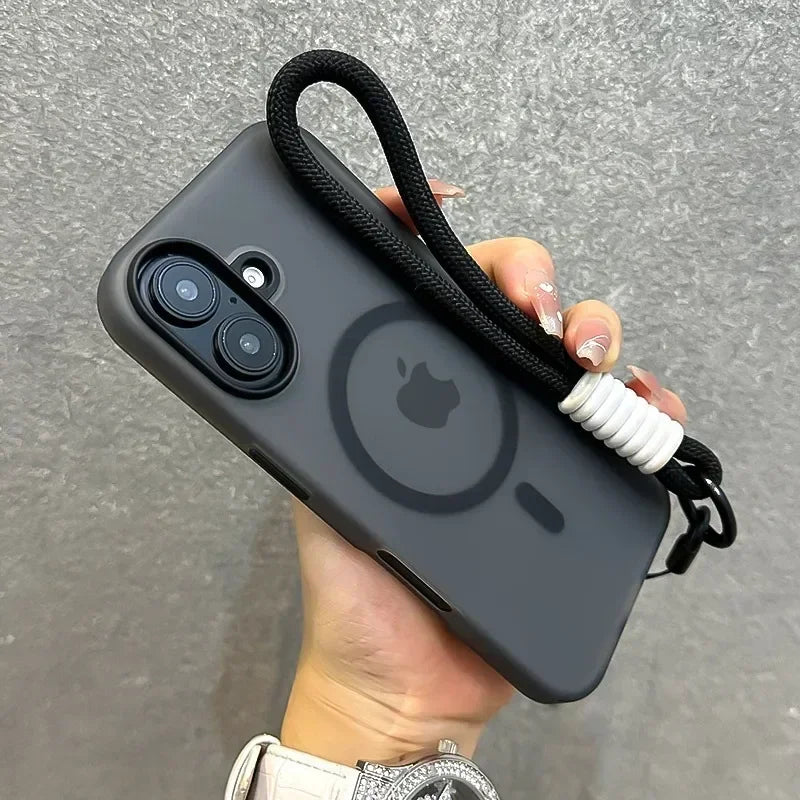 Candy Color MagSafe Lanyard Case for iPhone 16 15 17 Pro Max