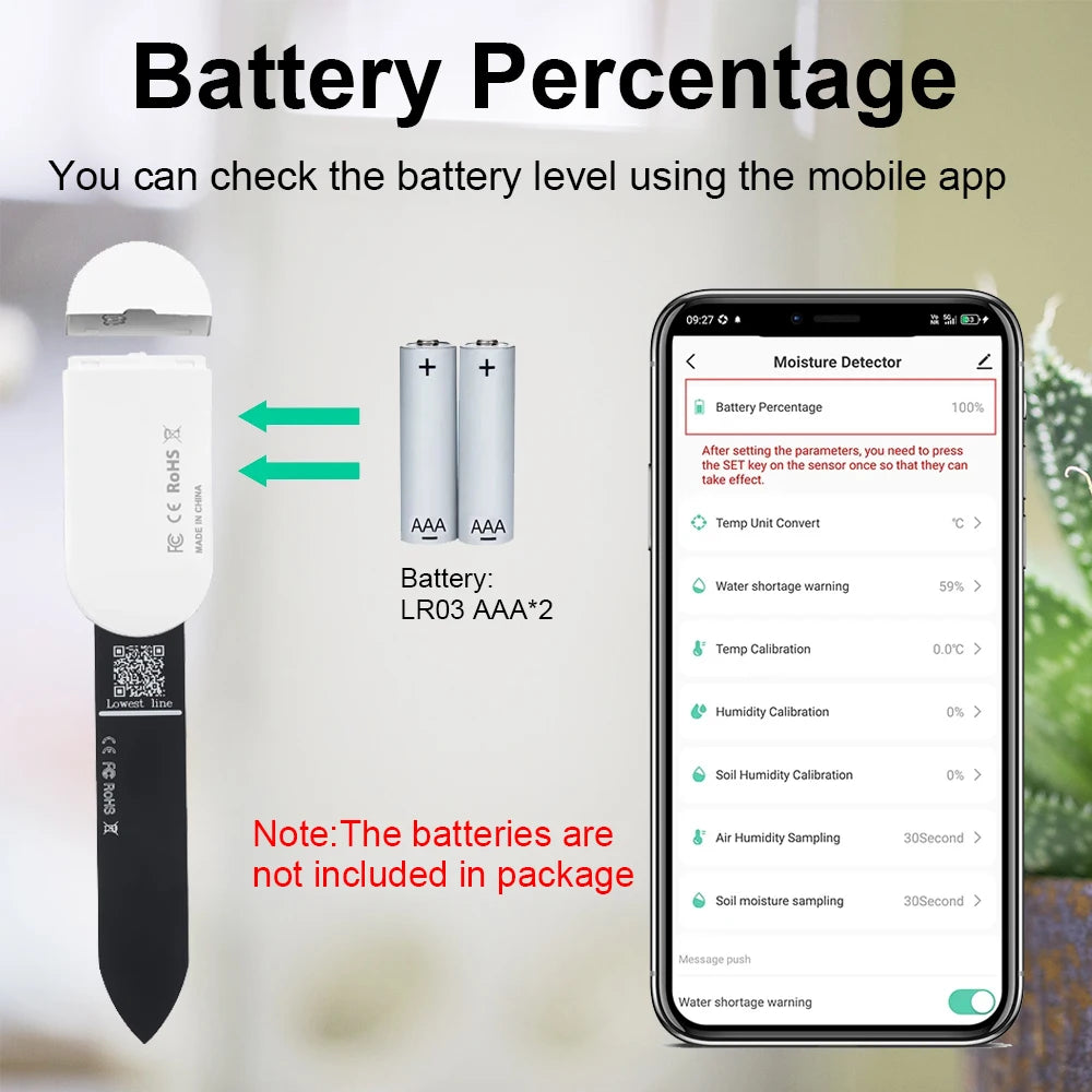Smart Soil Sensor – Tuya App Monitor