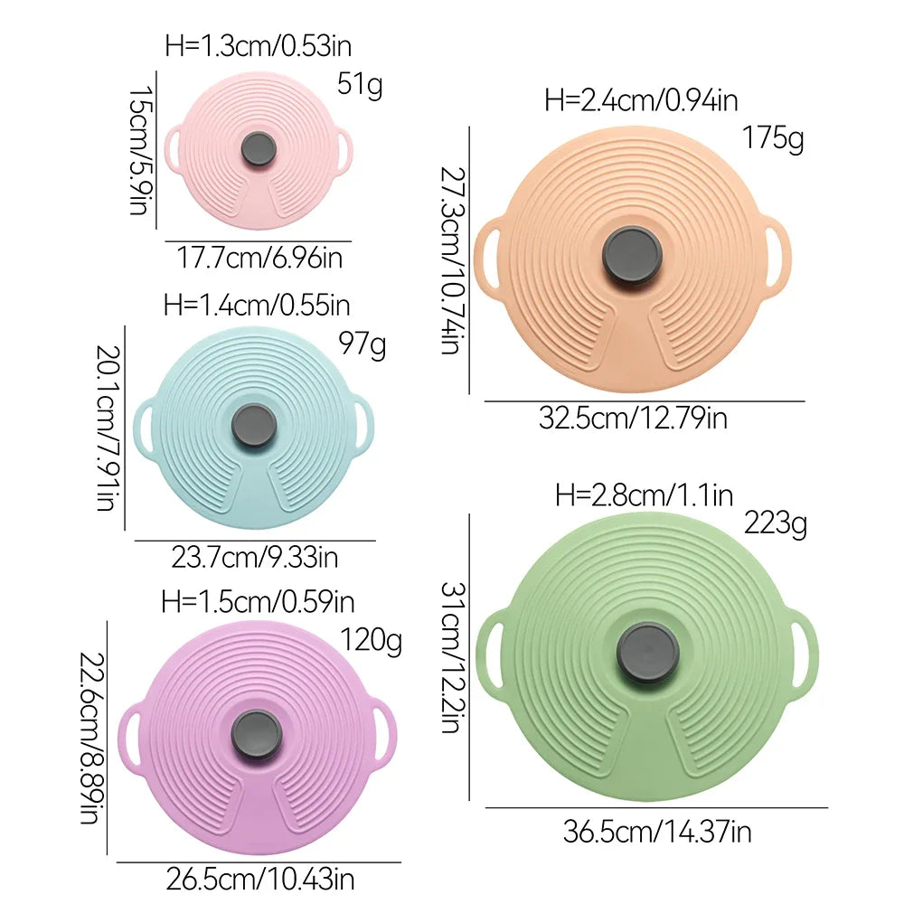 Eco-Friendly Silicone Bowl Lids