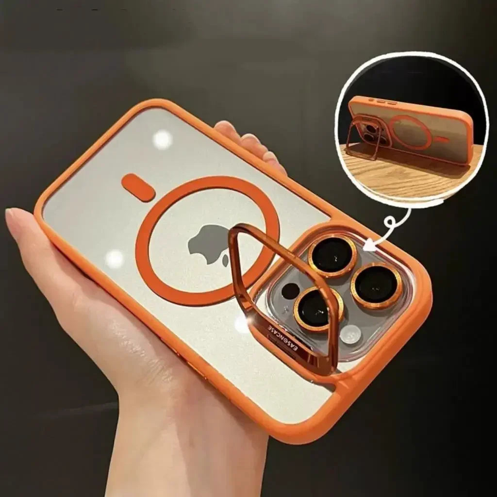 Luxury Shockproof Phone Cover with Camera Lens Protector