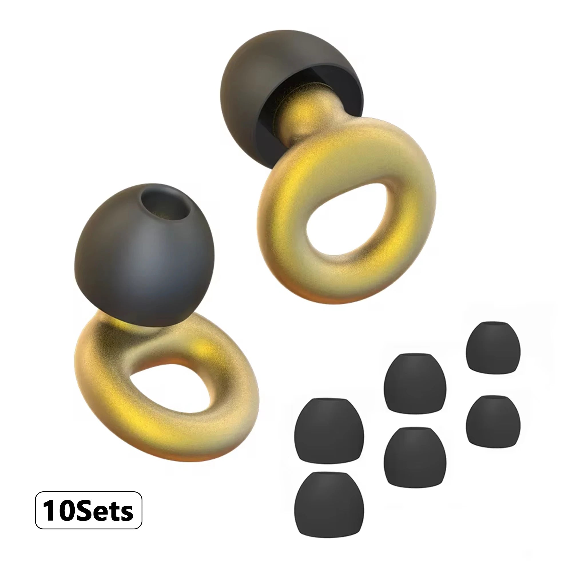 Soft Silicone Ear Plugs – Sleep, Swim, Work | Reusable Noise Protection