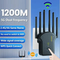 1200Mbps  Wireless Signal Booster for Home & Office

2.4G 5GHz