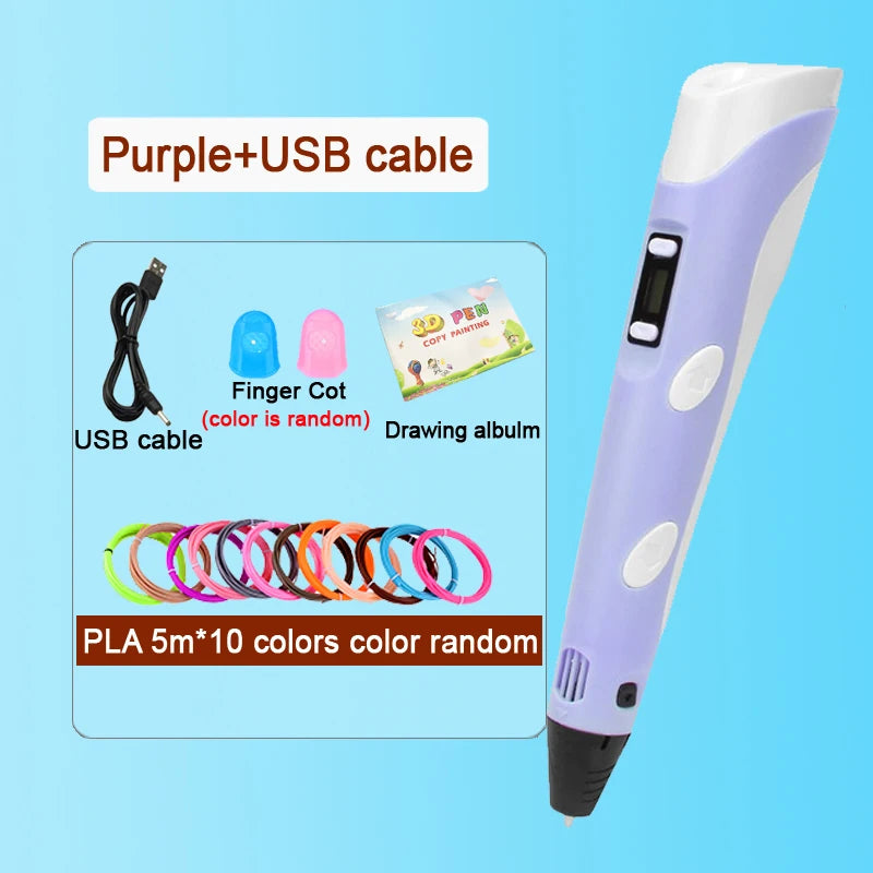 LCD Screen 3D Painting Pen for Children