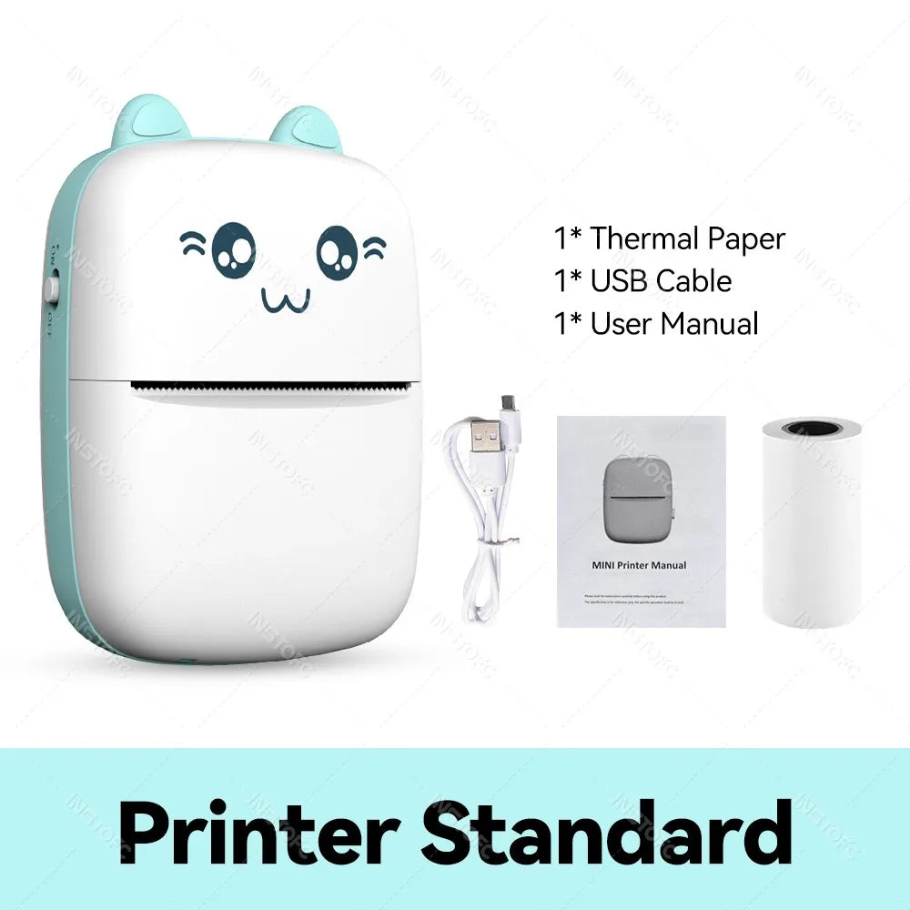 Mini Thermal Sticker Printer for iOS & Android