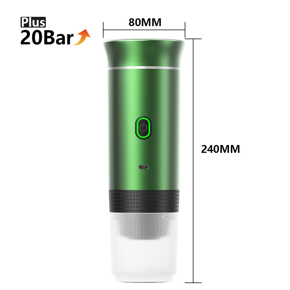 Wireless Rechargeable Travel Espresso Coffee Maker