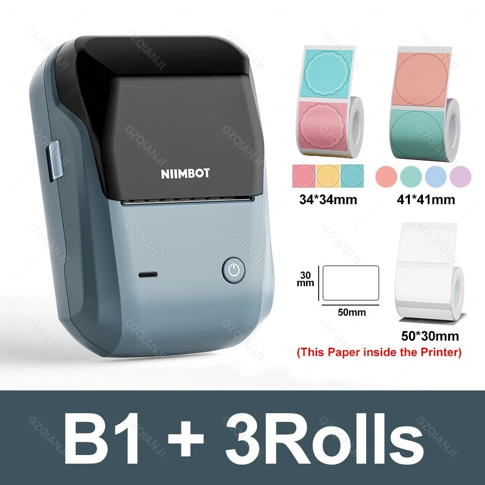 Niimbot B1 Bluetooth Sticker Printer Machine