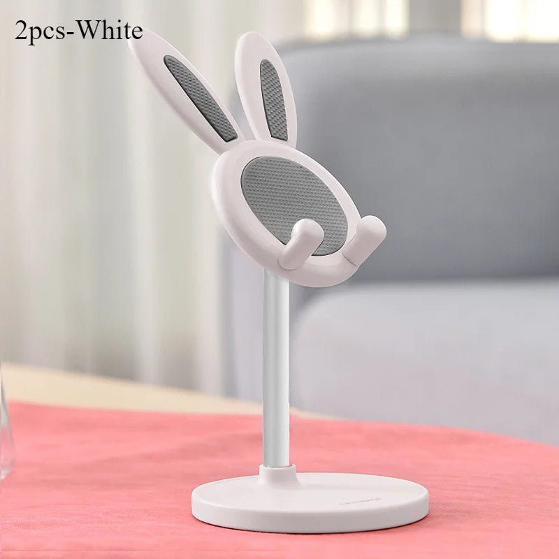 Cute Bunny Height Adjustable Mobile Phone Holder