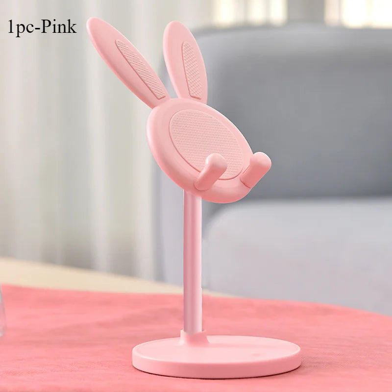 Cute Bunny Height Adjustable Mobile Phone Holder
