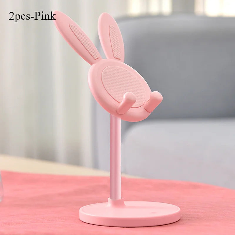 Cute Bunny Height Adjustable Mobile Phone Holder